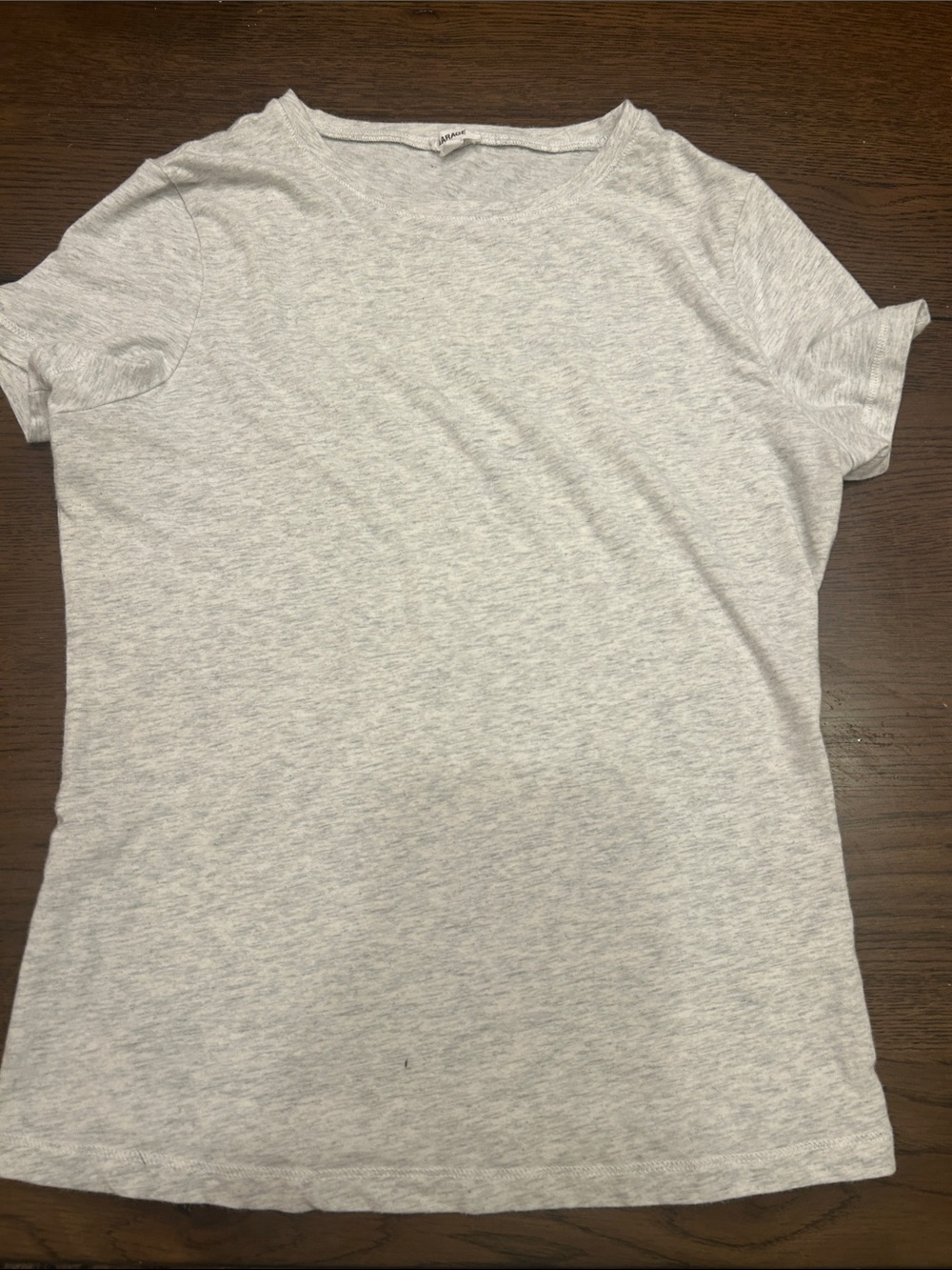 Garage Women's Crewneck Tee snatching - Heather Light Gray